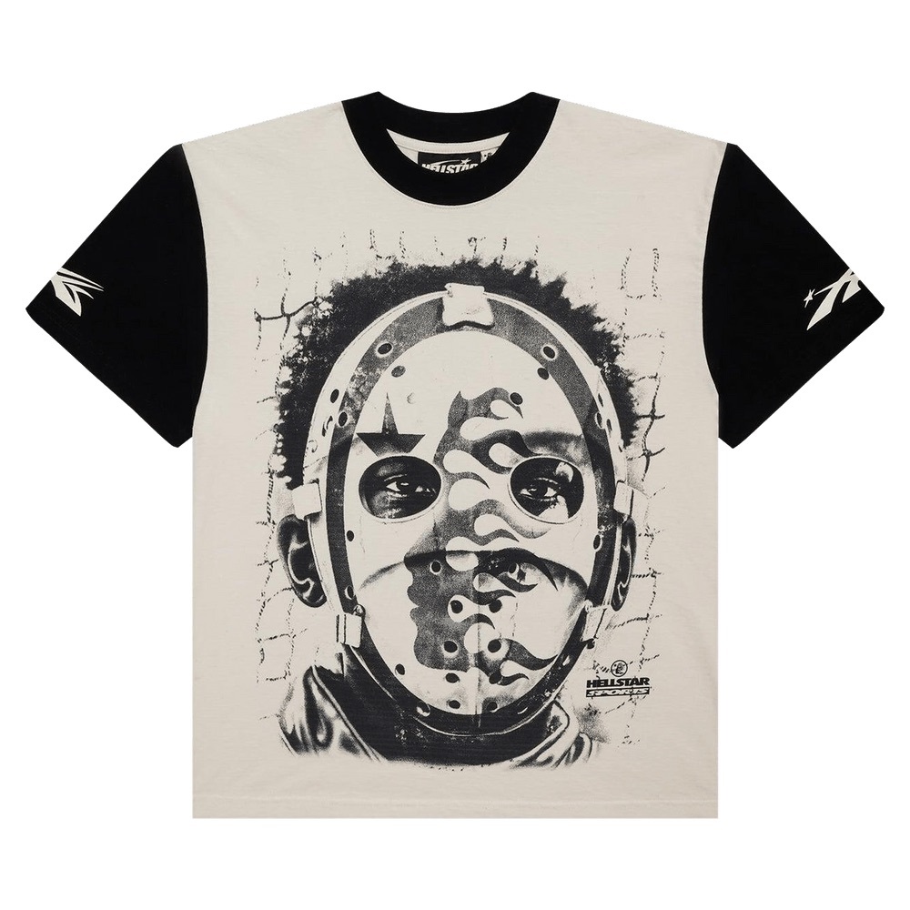 Hellstar 777 Path To Paradise  Black and White Graphic Tee